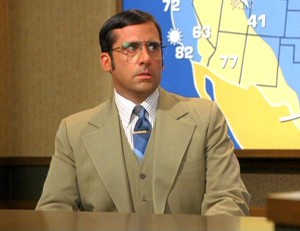 Brick Tamland from "Anchorman" as portrayed by Steve Carell.
